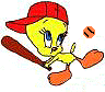 Gifs animés titi baseball
